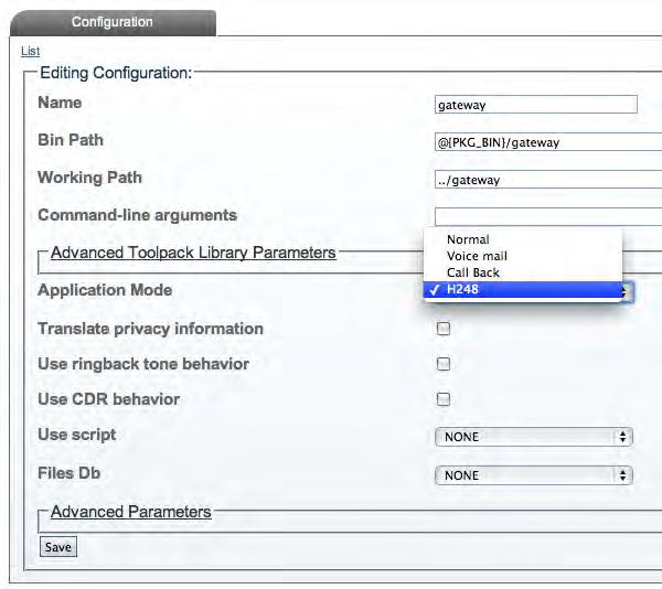 Select Configurations from the navigation pane: Figure 375. Menu > Configurations 2.