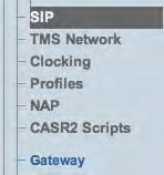 3 Configuring an ISDN-SIP Gateway Understanding Parameters for the System Clock Parameter Adapter Clock Reference Type Configuring SIP Signaling Table 7.