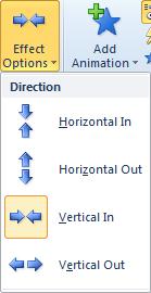 Enhancing Presentations Lesson 5 Applying Effect Options Each item in the Animation pane has a