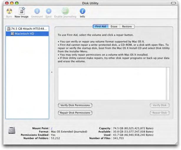 4. Once the RAID array is complete. Use Mac OS X Disk Utility to format the new RAID array. 5.