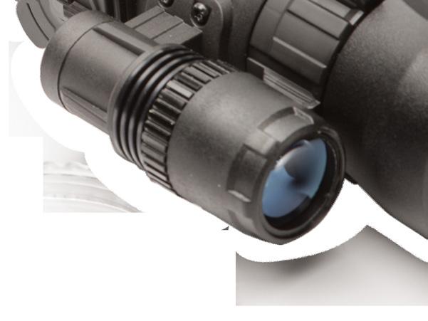 USING THE IR ILLUMINATOR The Sightmark Photon RT is equipped with a built-in IR illuminator for use in low light conditions or in complete darkness.