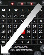Change view sweeps, Keyboard sweep, Accept sweep and Close view sweep). The sweeps in the Navigation area allows you to for example scroll lists and navigate within the calendar and a webpage.