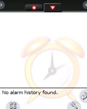 All alarms to which you have entered an alarm text are saved in the alarm history.