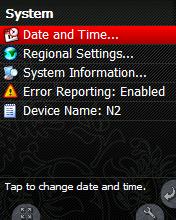 18 General Settings 18.1 View and change settings Open the tools menu from the status screen. In the tools menu you can view and change general settings for your Neonode.