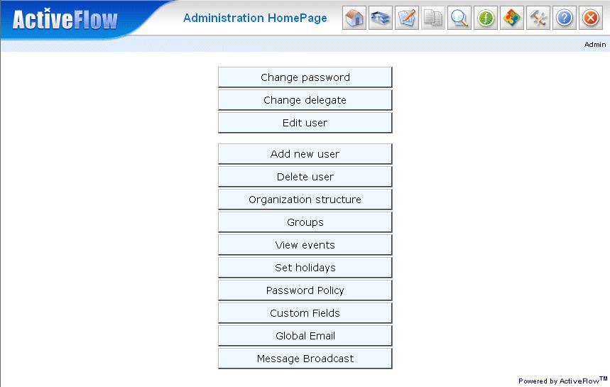 Administration Before we begin we should note that some of the administrative pages are available only to users who have admin or superadmin rights.