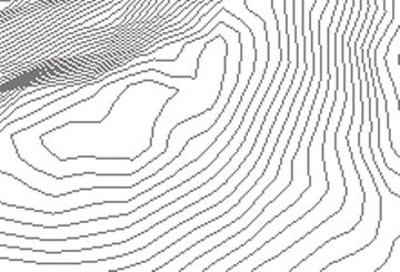 Introduction to 3D Data Notice that the contour data rotates more quickly and smoothly than the TIN data. That s because the contour shapefile takes up much less disk space. Step 10.
