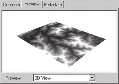 Introduction to 3D Data Exercise 1-2 Create a Layer File in ArcCatalog In this exercise you ll preview a Digital Elevation Model of Harlan, KY, create a layer file, symbolize it, and make a 3D