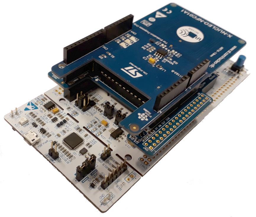 Ethernet interface, connected to either X-NUCLEO-IKS01A1 or X-NUCLEO-IKS01A2 sensor boards and optionally to
