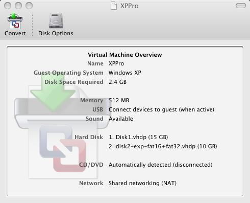 You can choose File > Open and use the Finder to navigate to the package file or configuration file for the virtual machine. 3 Choose the current location of any additional disk files.