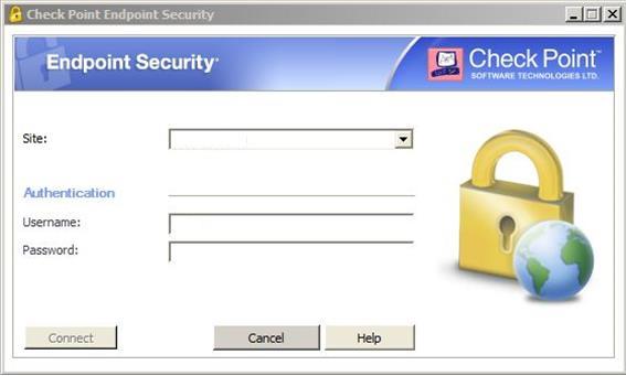 Using a VPN Client 1. Open the Check Point Endpoint Security application. 2.