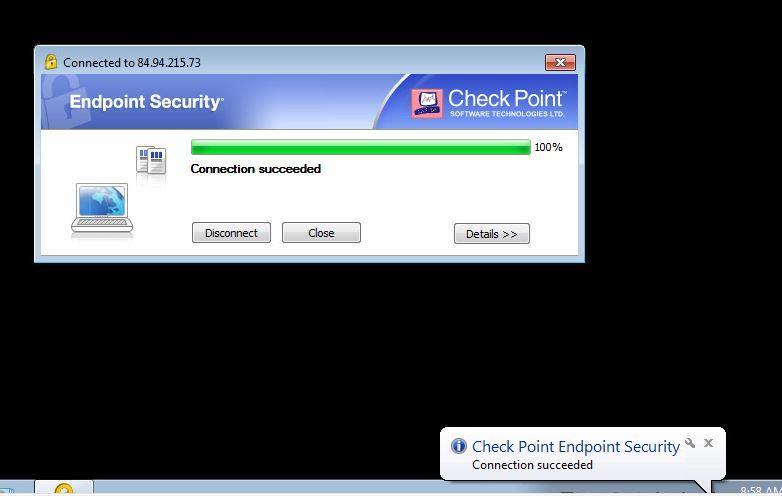 In the Site field, enter the IP address of Check Point Security Gateway. b.