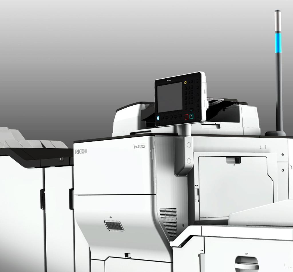 Intuitive Paper library The extensive library holds over 200 profiles tested and proven by Ricoh.