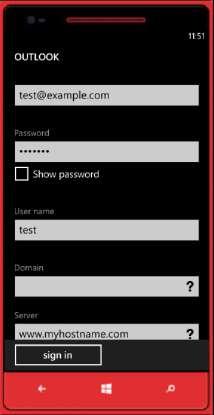 Windows Phone Below is some basic instruction on how to set up a Windows device.