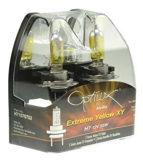 Brilliant, yellow illumination for that GT race car look Offered in 12V configurations More visibility in extreme weather conditions Better color