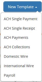 The available modules are as follows: ACH Single Payment transmit an individual ACH payment to one recipient in a non-batch manner.
