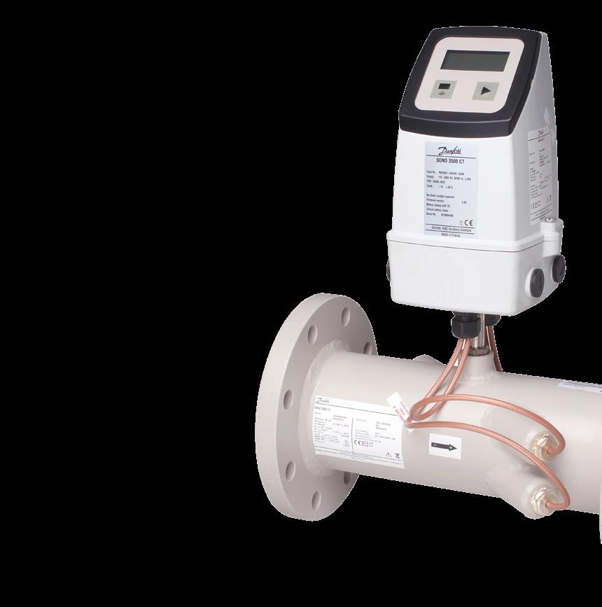 Utility metering Sono 3500 CT Large size flow meter for commercial Sono 3500 CT is an ultrasonic flow meter designed for heating, cooling or combined heat/cool in larger sized local and district