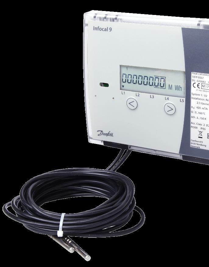 Utility metering InfoCal 9 Energy calculator for flow sensors in commercial Infocal 9 is an energy calculator, e.g., for combination with SONO 3500 CT flow meters or SonoSensor 30 flow sensors.
