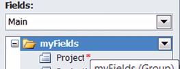 Using InfoPath with SharePoint Foundation 259 1 Click the drop-down arrow for myfields in the Data Source section of the Fields bar displayed to the right of your InfoPath form. 2 Click Add.