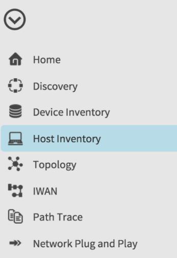 Controller Applications - Host Inventory Real time network host and endpoint inventory (PCs, wireless devices, IP phones, printers, etc.