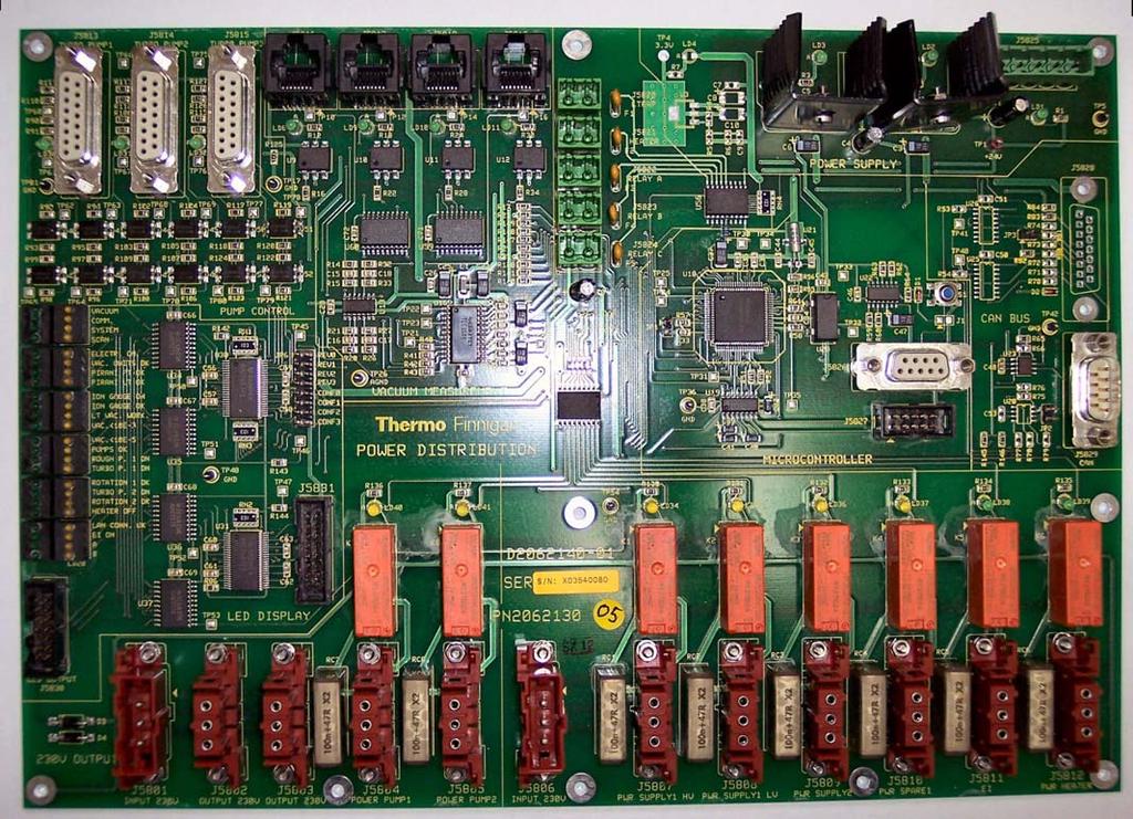 Functional Description Printed Circuit Boards Table 1-8. Software status LEDs of the Instrument Control board No. Description Normal Operating Condition 6.