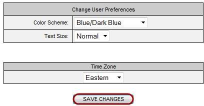 Customizing Text Size and Interface Colors Fleet Management s color scheme and text size can be customized to fit your personal preferences.