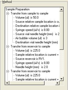 4 Sample Preparation Routines Sample Preparation Routine Example Figure 69. Method area with an expanded task list 8. Save the instrument method (see Saving the Instrument Method on page 110).