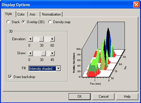 8 Qual Browser Creating a Layout for PDA Data 5. Select the appropriate display options for the map cell as follows: a. Right-click the map cell. b. From the shortcut menu, choose Display Options.