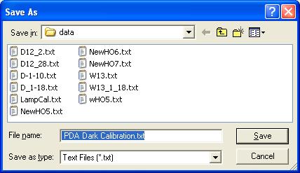 Click Export Results. The Save As dialog box appears (see Figure 178). Figure 178. Save As dialog box, showing the file extension for a text file b.
