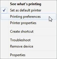 If you are using an older version of Windows OS, you will instead select Printers and Faxes.