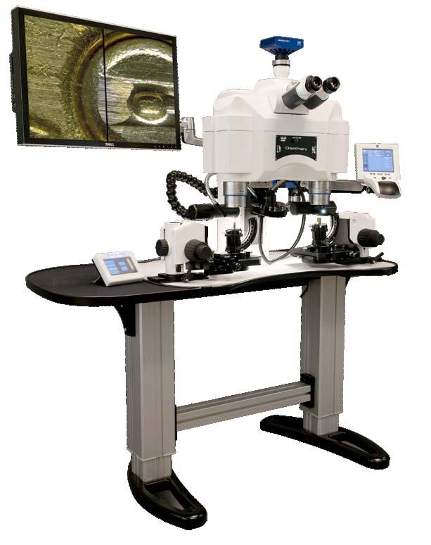 The Discovery zoom optics have a 20:1 ratio, with a primary magnification range from approximately 7.3x to 146x (with the 1.0x objective), an unparalleled feature in zoom comparison microscopes.