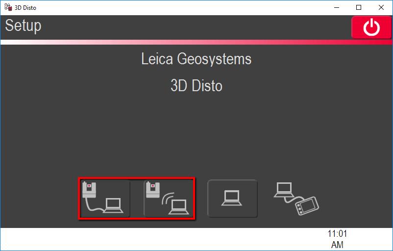 3D Disto Connection Guide The general connection procedure for Leica 3D Disto: 1.