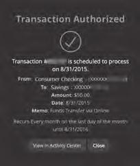 (optional) If you wish to setup a recurring transaction, click the checkbox Make this a recurring transaction.
