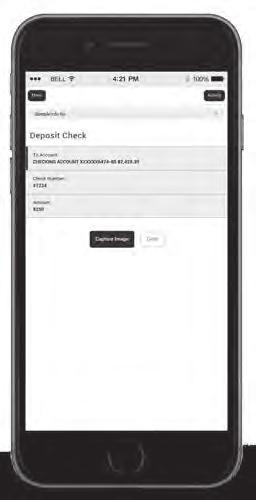 Mobile Deposit a Check With our Mobile App on your Android or ios device, you can deposit checks into your Mercantile Online Banking account by simply snapping a