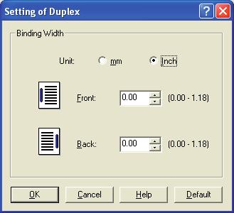 3.4.2 Duplex The duplex print unit must be installed in order to utilize this feature. q Two-sided printing You can print on both sides of the paper.