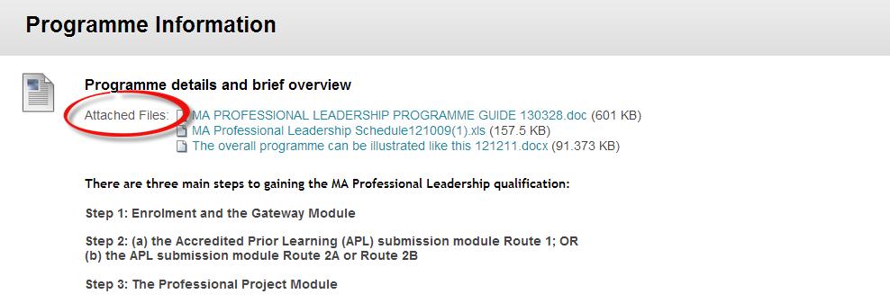 So, for example, if this is part of the module guide information, you could also include a link to the complete paper copy.