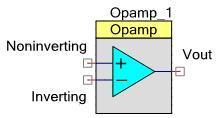 1.90 Features Follower or Opamp configuration Unity gain bandwidth > 3.0 MHz Input offset voltage 2.