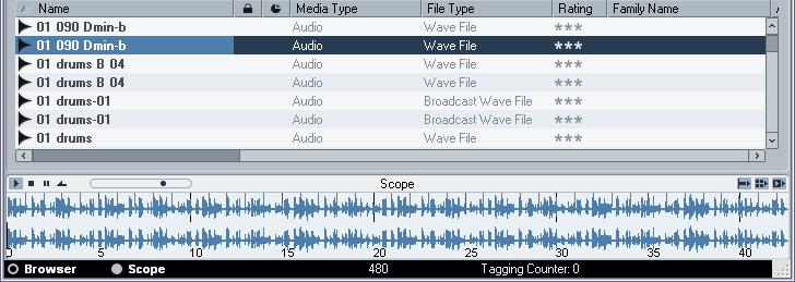 We can simply drag and drop any of these audio files into our project.