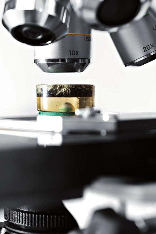 Leica DM2700 M The reliable, convenient upright materials microscope 5 Image Brilliance You Can Count On Top of the line optics A microscope is as good as its optics.