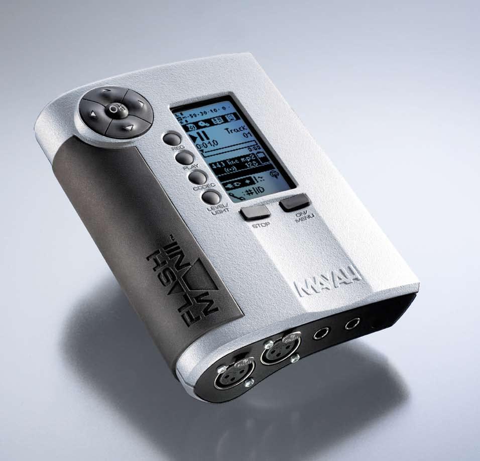 Flashman II Portable Codec/Recorder Simultaneous recording & transmission welcome to the next generation Flashman II Networks LAN, WLAN, UMTS/3G/3.