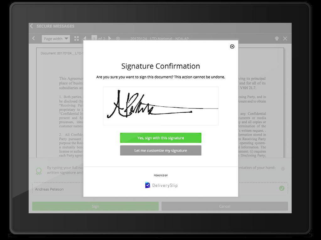 While many products offer fast and simple e-signature capabilities and