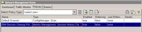 Getting Started Using IDM Reports IDM Session Cleanup Policy The IDM Session Cleanup Policy is included in the PCM+ policies by default when you install IDM.