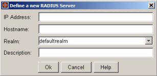 Using Identity Driven Manager Using Manual Configuration Defining RADIUS Servers You can let the IDM Agent learn about the RADIUS server on which it is installed, or you can define the RADIUS Server