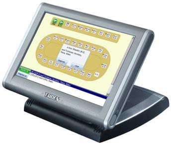 HCS-8319 Service Request Control Unit Equipped with a 10" LCD touch panel (800 480) Cooperates with the call service function of paperless multimedia congress terminals Receives and displays seat