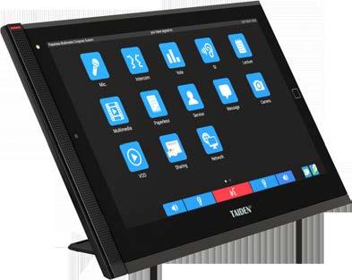 HCS-8368AD/50 The G3 Paperless Multimedia Congress Terminal The stylish and ergonomically designed Paperless Multimedia Congress Terminal is equipped with a 14" high-resolution (1920 1080) LCD touch
