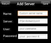 the main menu interface, click Server list to see the above picture on