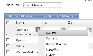 Unrestricted Internal Use - Carestream Health, 2013 16 5. You are now in the Event Team Members section. Here, you will add the appropriate people to your event as team members.