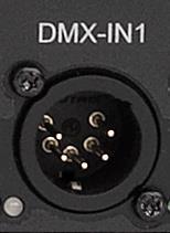 DMX-IN The M-PC offers a powerful DMX Input system.