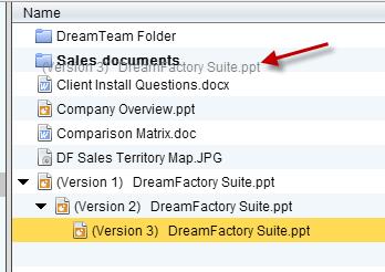 2. Rich Drag and Drop functionality Folders and documents can easily be moved via drag and drop.