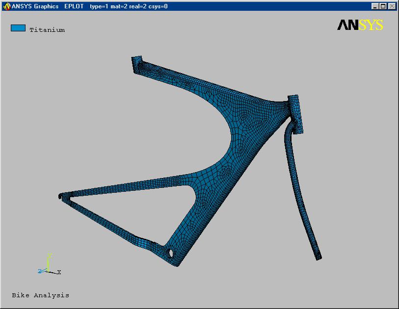 3.9. Meshing: We will use the default SmartSize meshing to create a mesh on the part A.