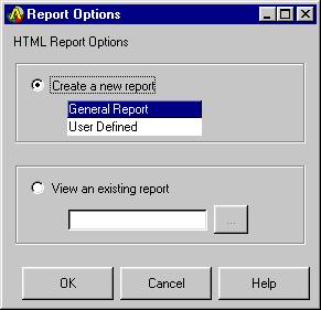 6.4. Create a Report A. Click on the Show Report button 6.4.A B. Toggle ON the Create a new report options and click on General Report 6.4.B 6.4.B 6.4.C C. Click OK.